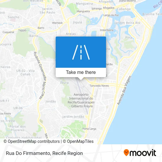 Rua Do Firmamento map