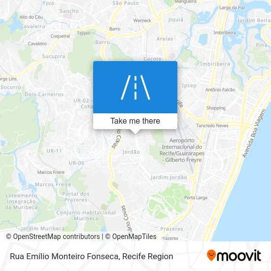 Rua Emílio Monteiro Fonseca map