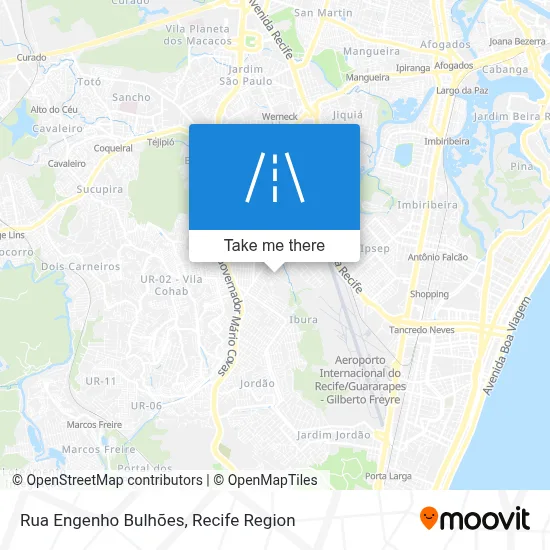 Rua Engenho Bulhões map