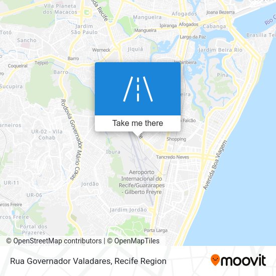 Rua Governador Valadares map