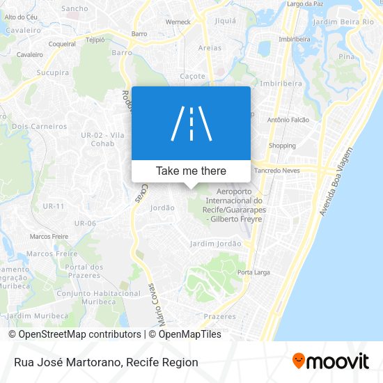 Rua José Martorano map