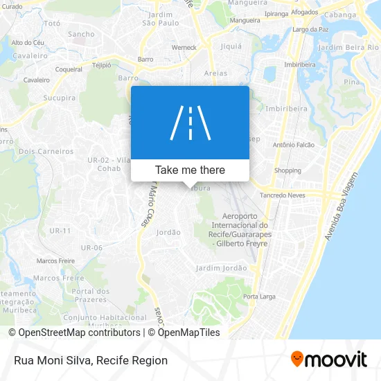 Rua Moni Silva map