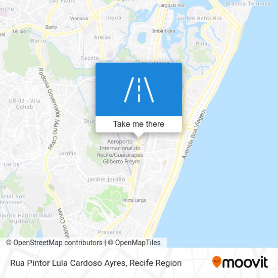 Rua Pintor Lula Cardoso Ayres map