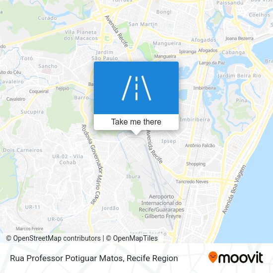 Rua Professor Potiguar Matos map