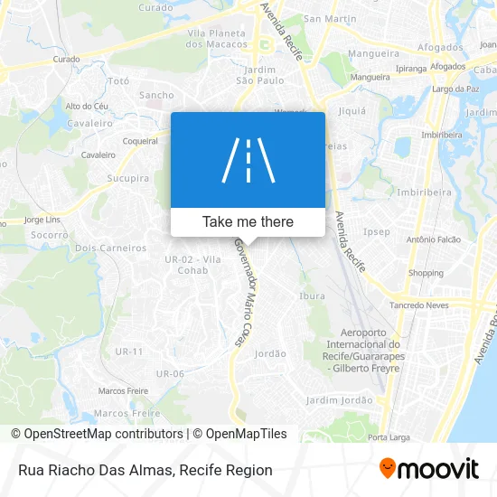 Rua Riacho Das Almas map