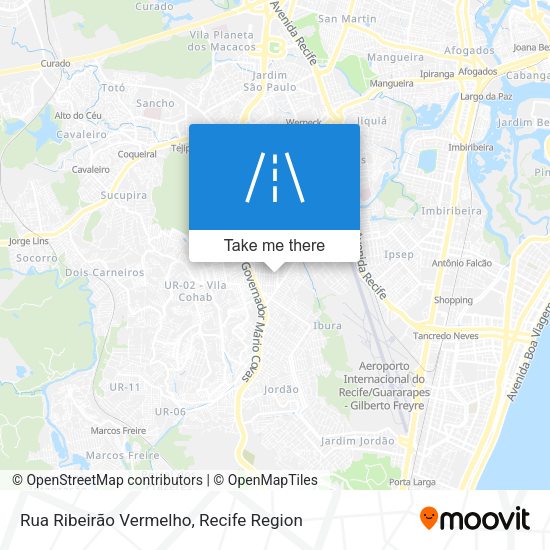 Rua Ribeirão Vermelho map