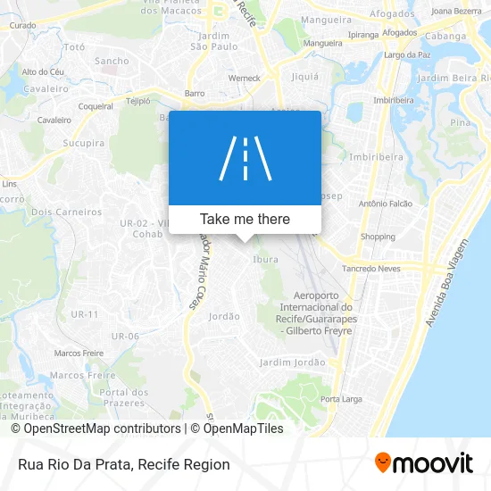 Rua Rio Da Prata map