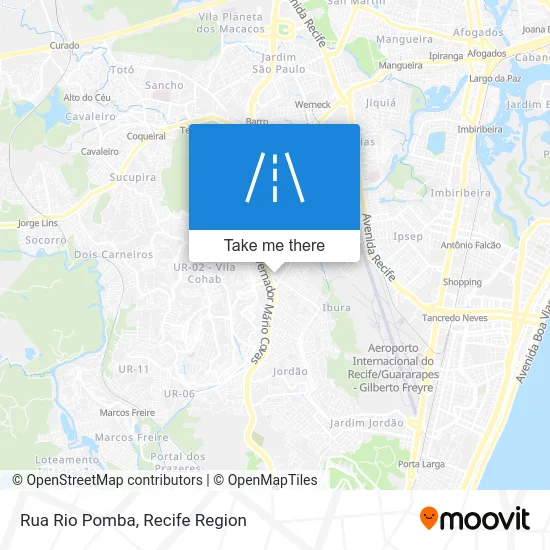 Rua Rio Pomba map