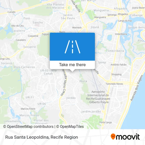 Rua Santa Leopoldina map