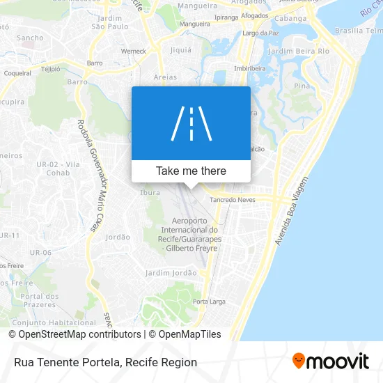 Rua Tenente Portela map