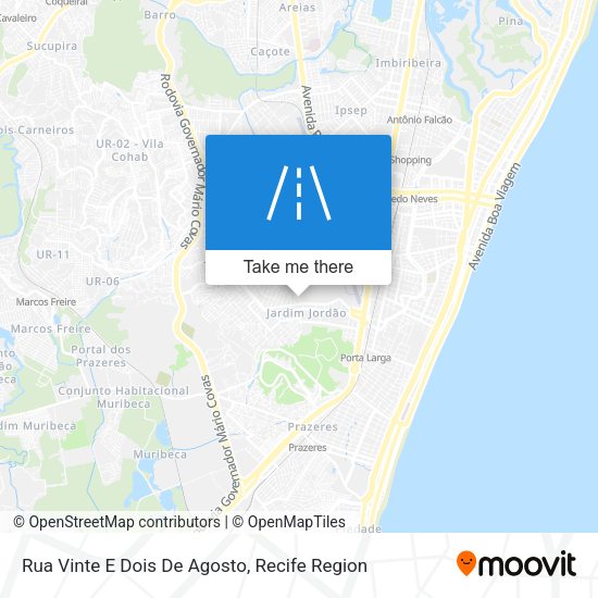 Rua Vinte E Dois De Agosto map