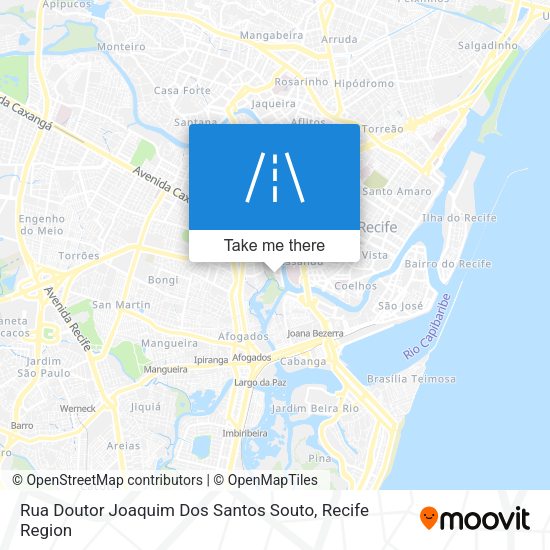 Rua Doutor Joaquim Dos Santos Souto map