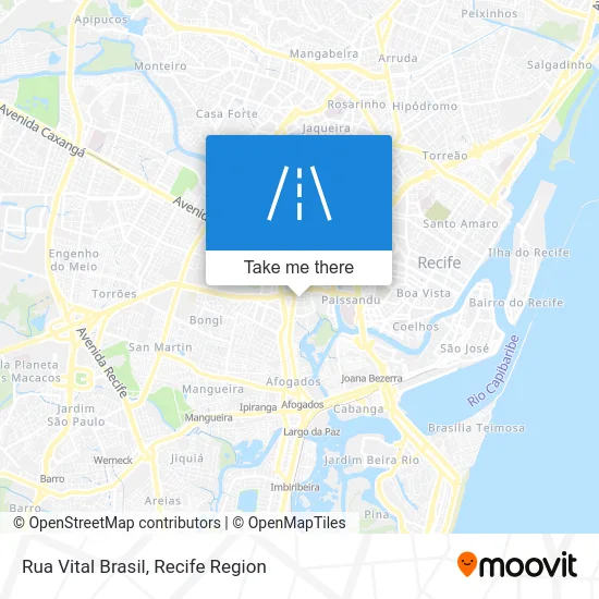 Rua Vital Brasil map