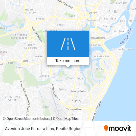 Avenida José Ferreira Lins map