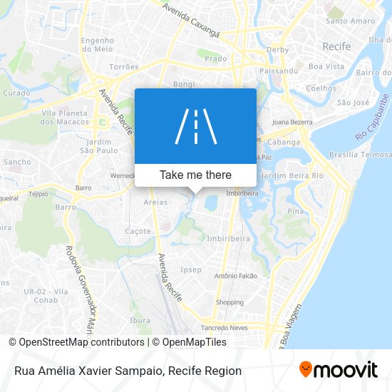 Rua Amélia Xavier Sampaio map