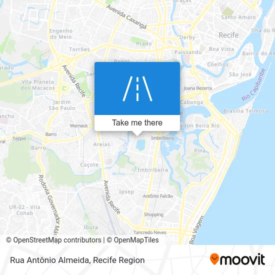 Rua Antônio Almeida map