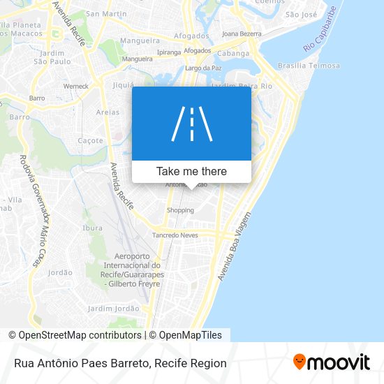 Rua Antônio Paes Barreto map