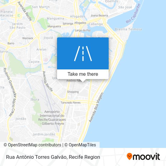 Rua Antônio Torres Galvão map