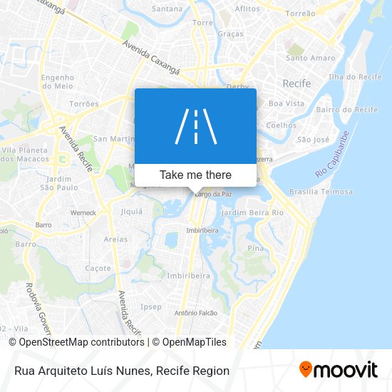 Rua Arquiteto Luís Nunes map