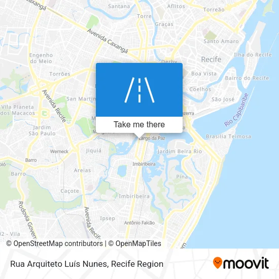 Rua Arquiteto Luís Nunes map