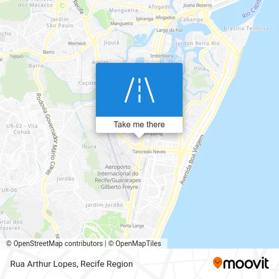 Rua Arthur Lopes map