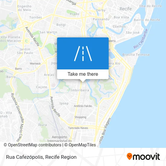 Rua Cafezópolis map
