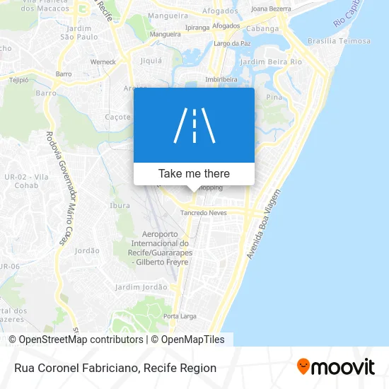 Rua Coronel Fabriciano map