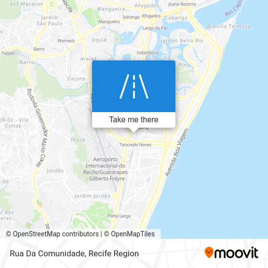 Rua Da Comunidade map