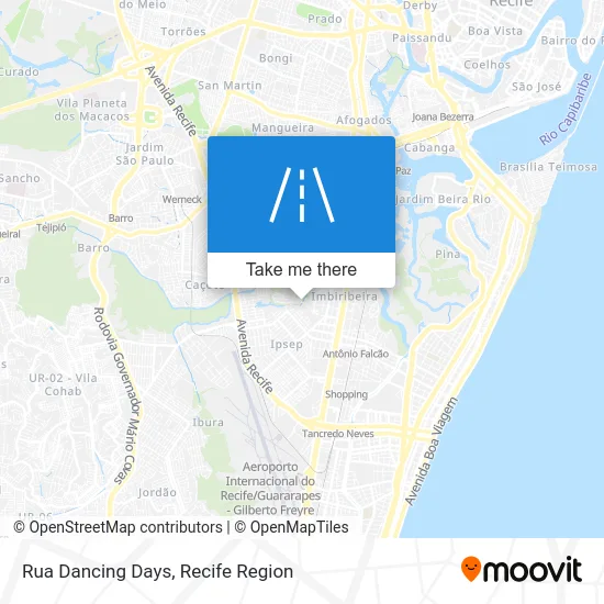 Rua Dancing Days map
