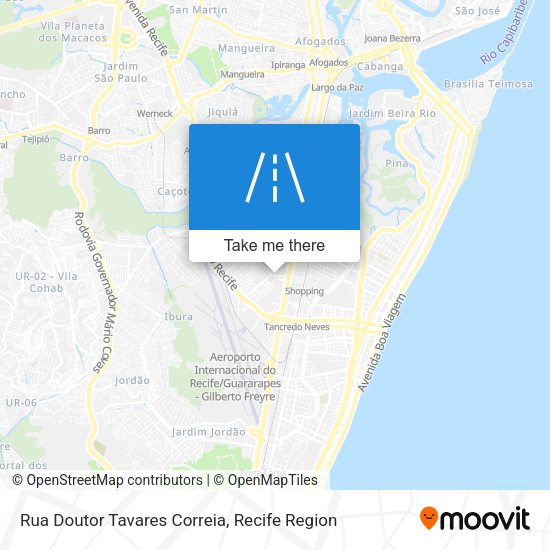 Rua Doutor Tavares Correia map
