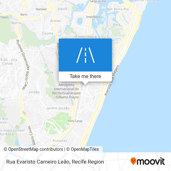 Rua Evaristo Carneiro Leão map