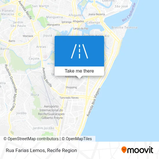 Rua Farias Lemos map