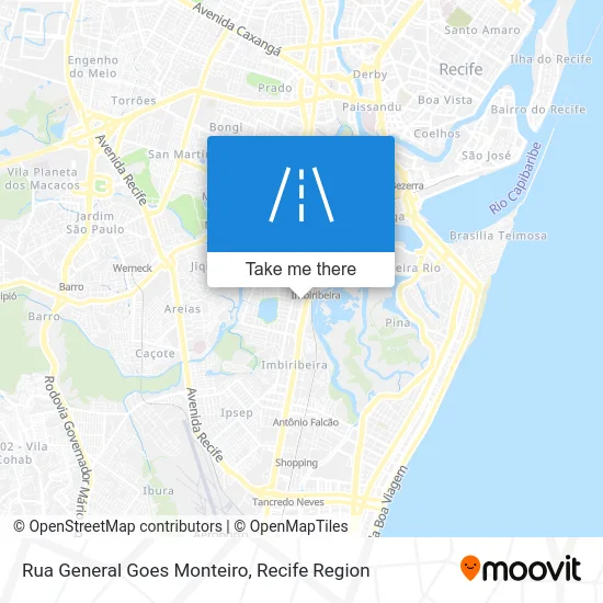 Rua General Goes Monteiro map