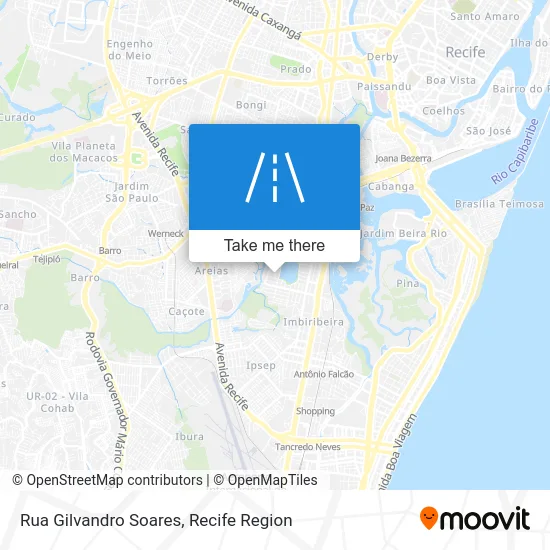 Rua Gilvandro Soares map