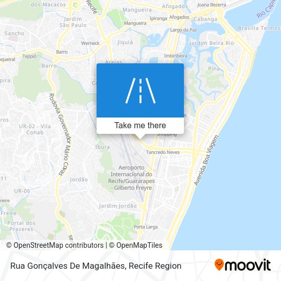 Rua Gonçalves De Magalhães map