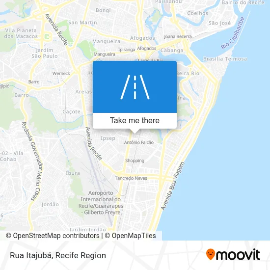 Rua Itajubá map