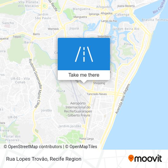 Rua Lopes Trovão map