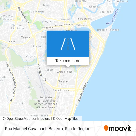 Rua Manoel Cavalcanti Bezerra map