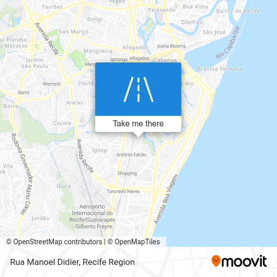 Rua Manoel Didier map