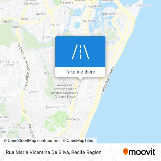 Rua Maria Vicentina Da Silva map