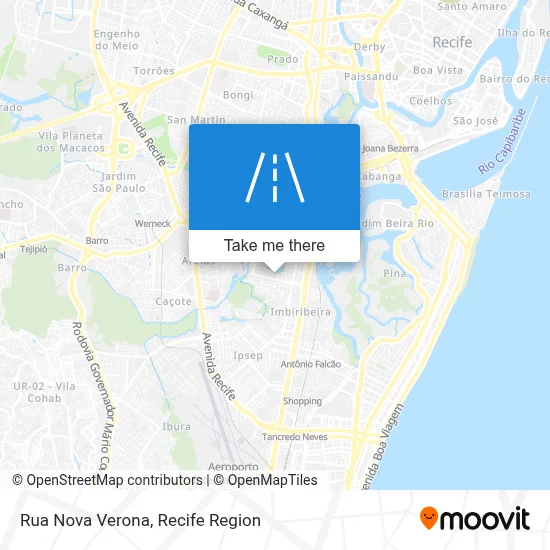 Rua Nova Verona map
