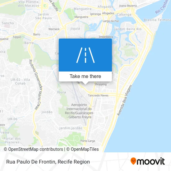 Rua Paulo De Frontin map