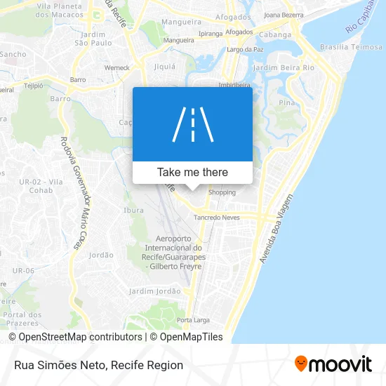 Rua Simões Neto map