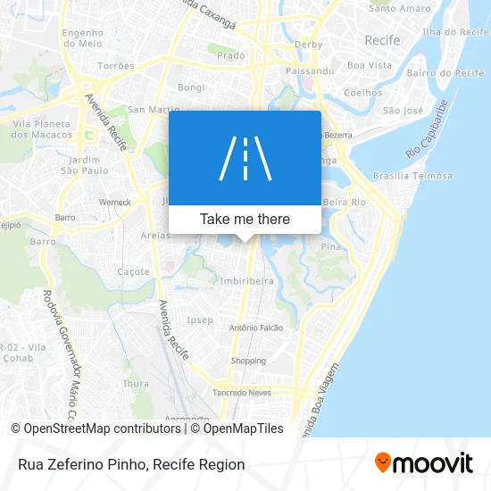 Rua Zeferino Pinho map