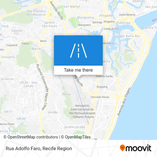 Rua Adolfo Faro map