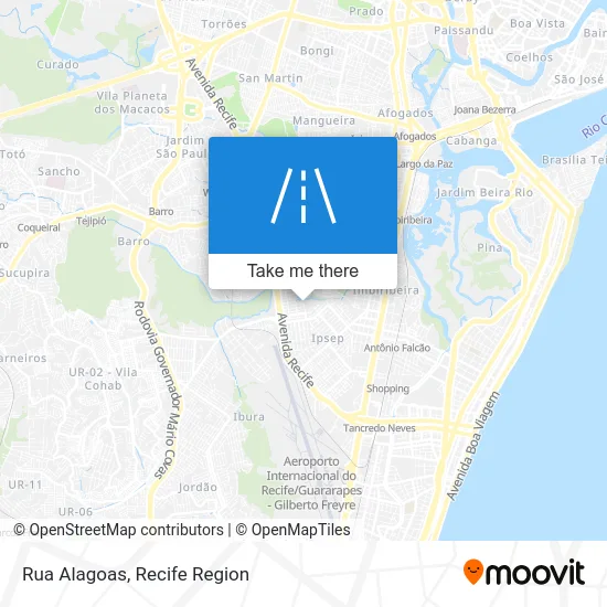Rua Alagoas map