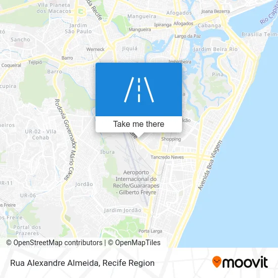 Rua Alexandre Almeida map