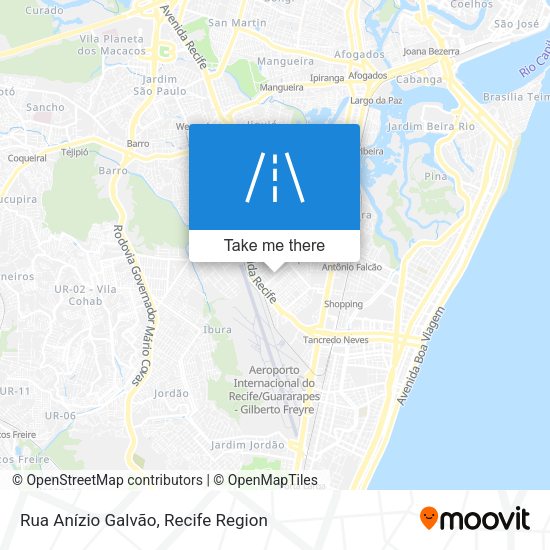 Rua Anízio Galvão map