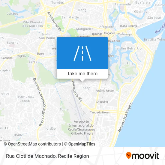 Rua Clotilde Machado map
