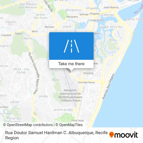 Rua Doutor Samuel Hardman C. Albuquerque map
